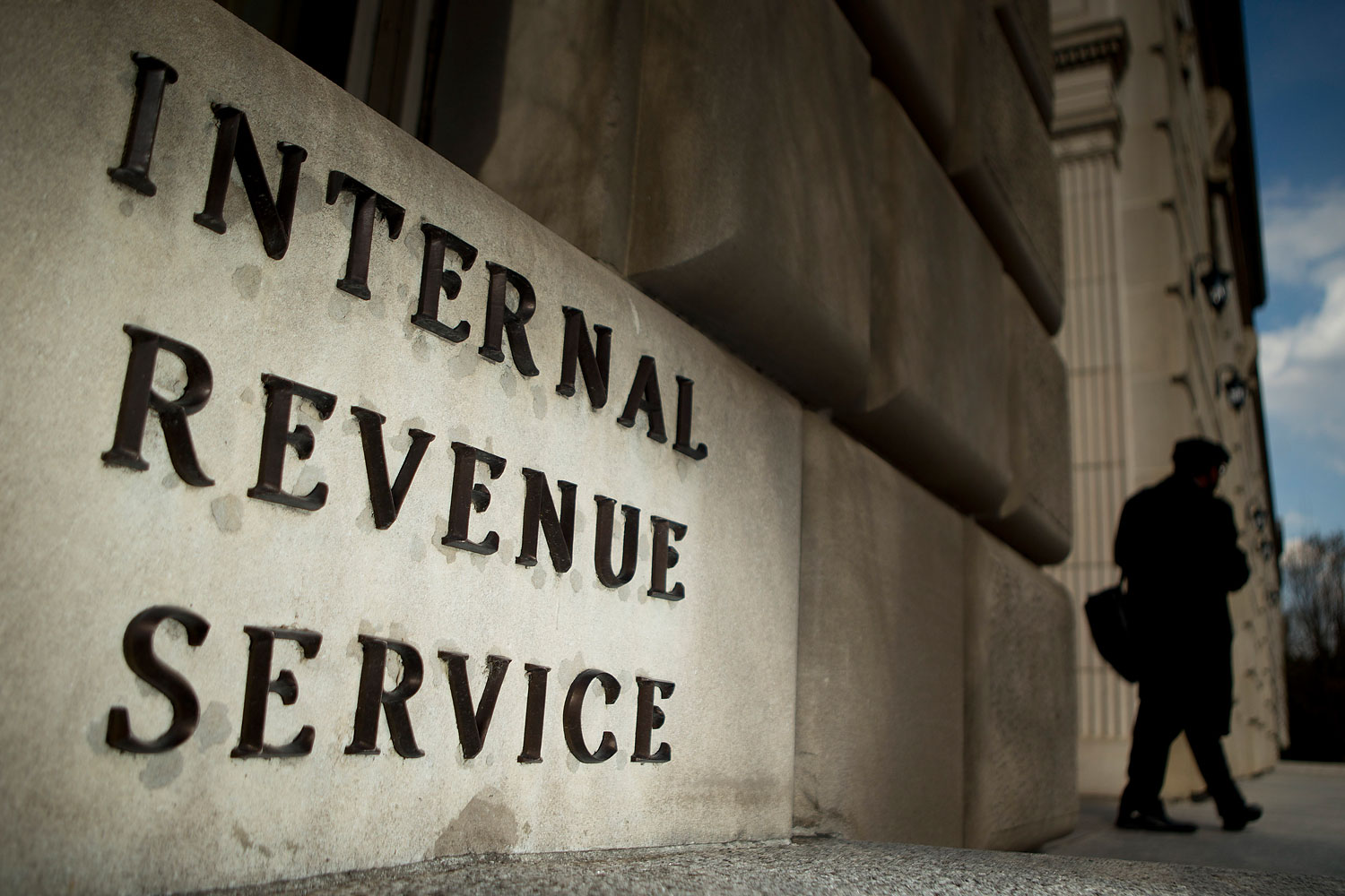 The Internal Revenue Service (IRS) headquarters strands in Washington, D.C., U.S., on Wednesday, April 9, 2014. (Andrew Harrer—Bloomberg/Getty Images)