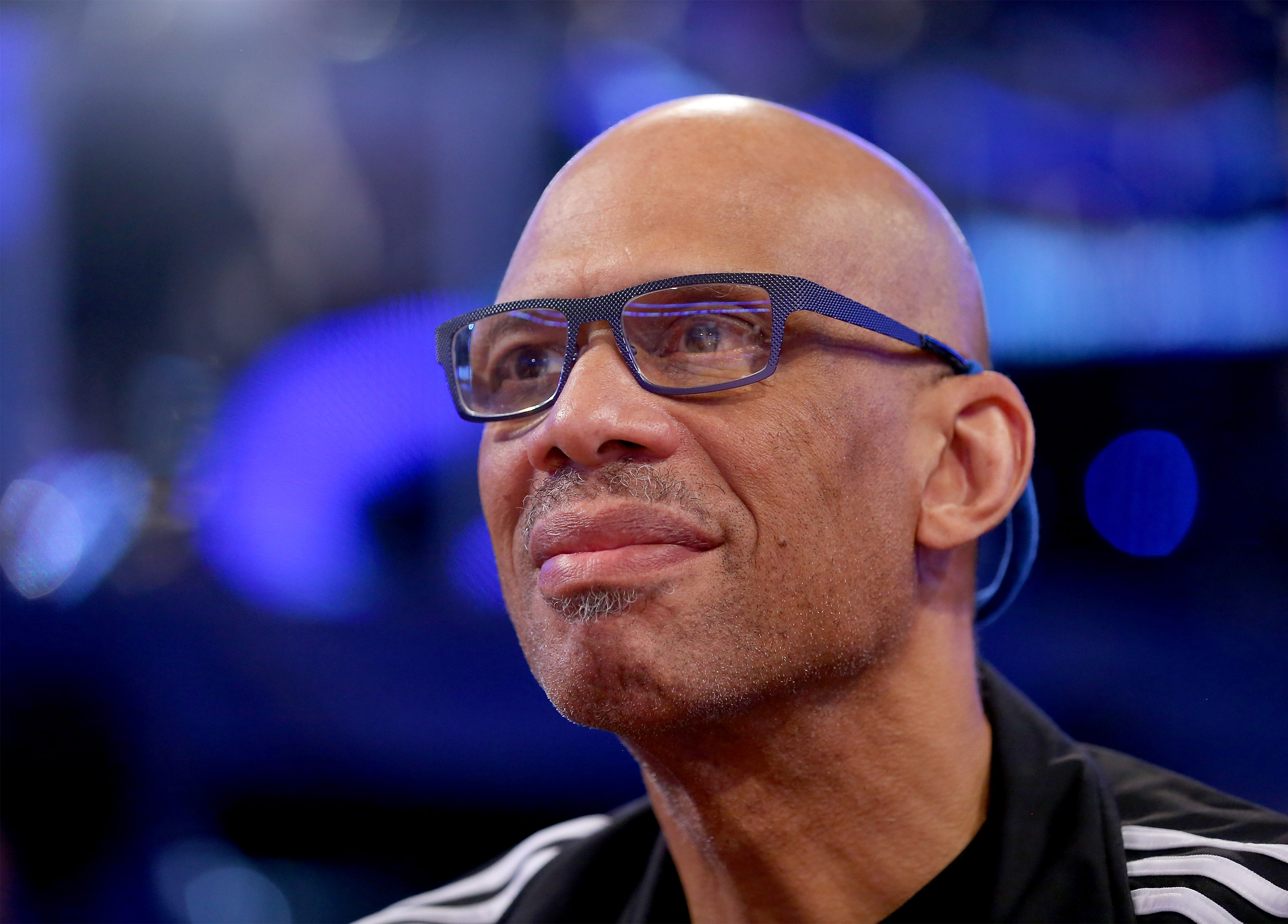 Kareem Abdul-Jabbar during the Sears Shooting Stars Competition 2014. (Ronald Martinez—Getty Images)