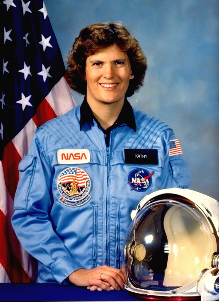 Astronaut Kathryn Sullivan at the Johnson Space Center, in Houston, on July 20, 1984. Sullivan was the first U.S. woman to space walk from the shuttle Challenger, on Oct. 13, 1984.