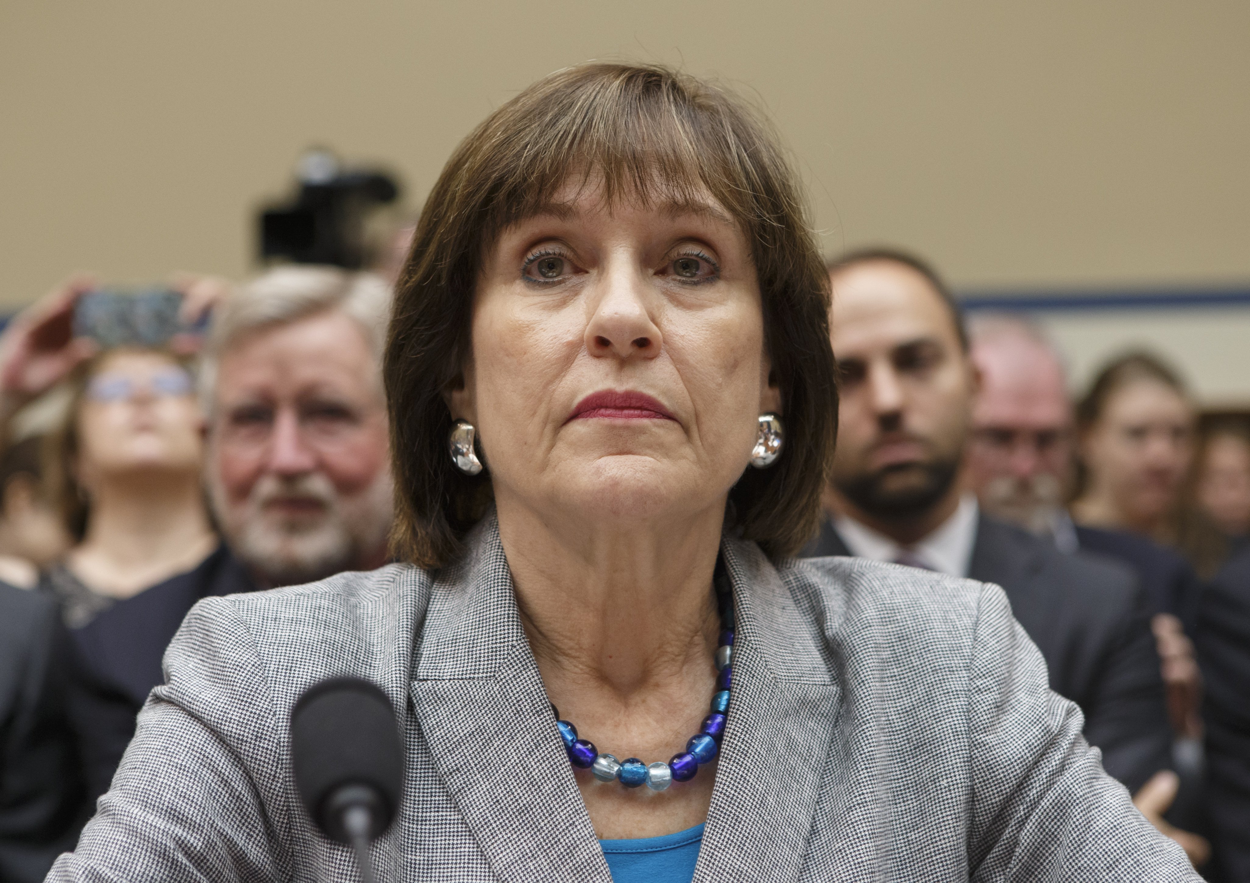 Lois LerneraInternal Revenue Service official Lois Lerner refuses to answer questions as the House Oversight Committee holds a hearing to investigate the extra scrutiny the IRS gave Tea Party and other conservative groups that applied for tax-exempt status, on Capitol Hill in Washington, D.C., on May 22, 2013.