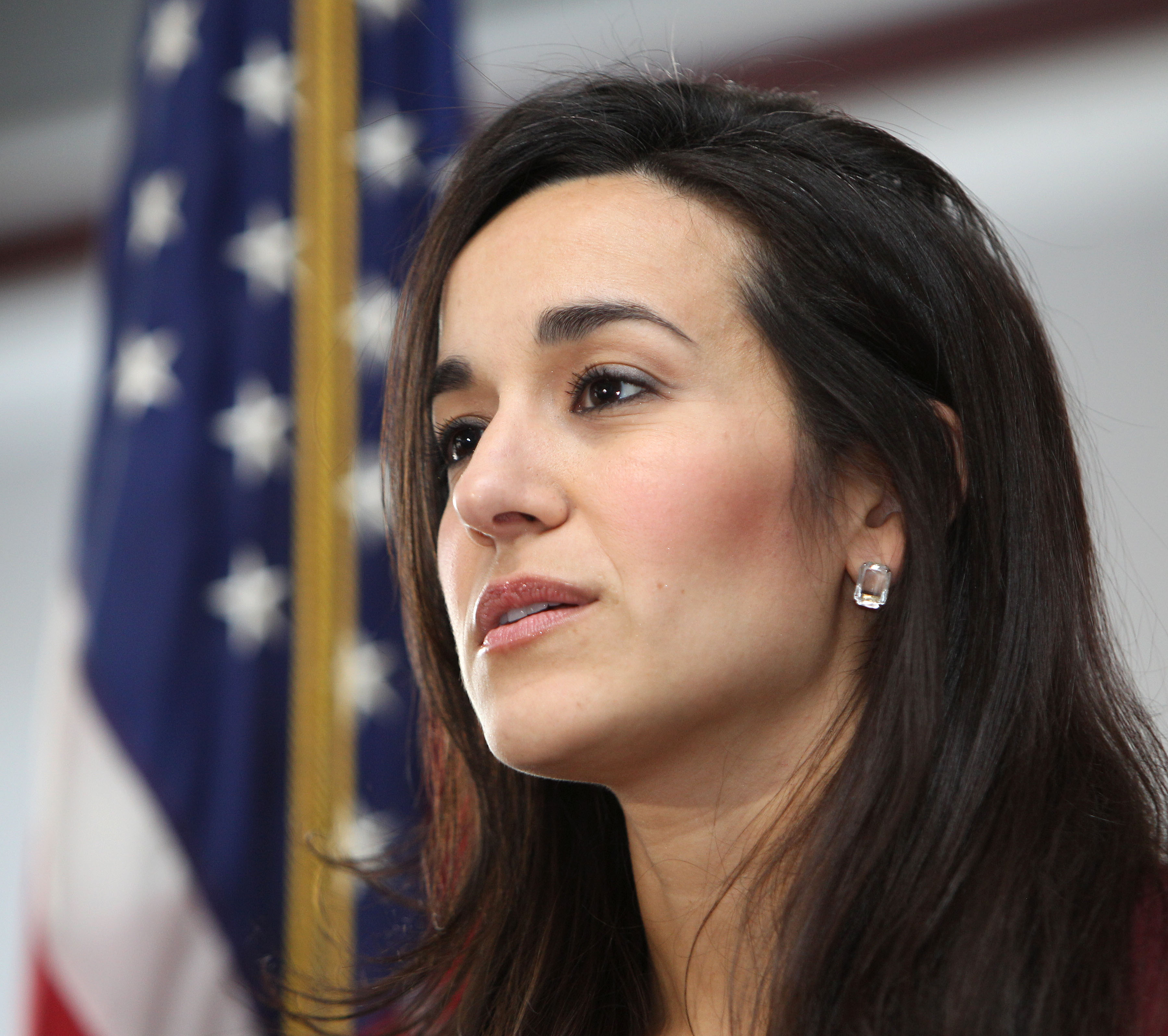 State Representative Marilinda Garcia announces her candidacy for New Hampshire's 2nd  congressional district on Jan. 22, 2014 in Concord, N.H. (Jim Cole—AP)