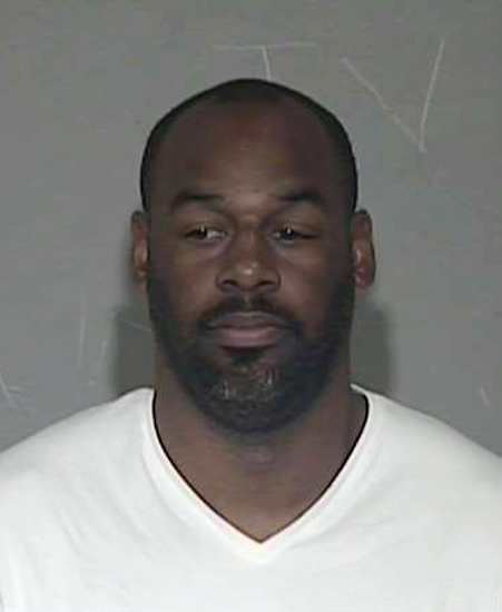 In a photo provided by the Maricopa County Sheriff's Office, former NFL quarterback Donovan McNabb appears in a photo at jail. McNabb has been released from an Arizona jail after serving a one-day sentence for a DUI arrest late last year. (Maricopa County Sheriff's Office/AP)