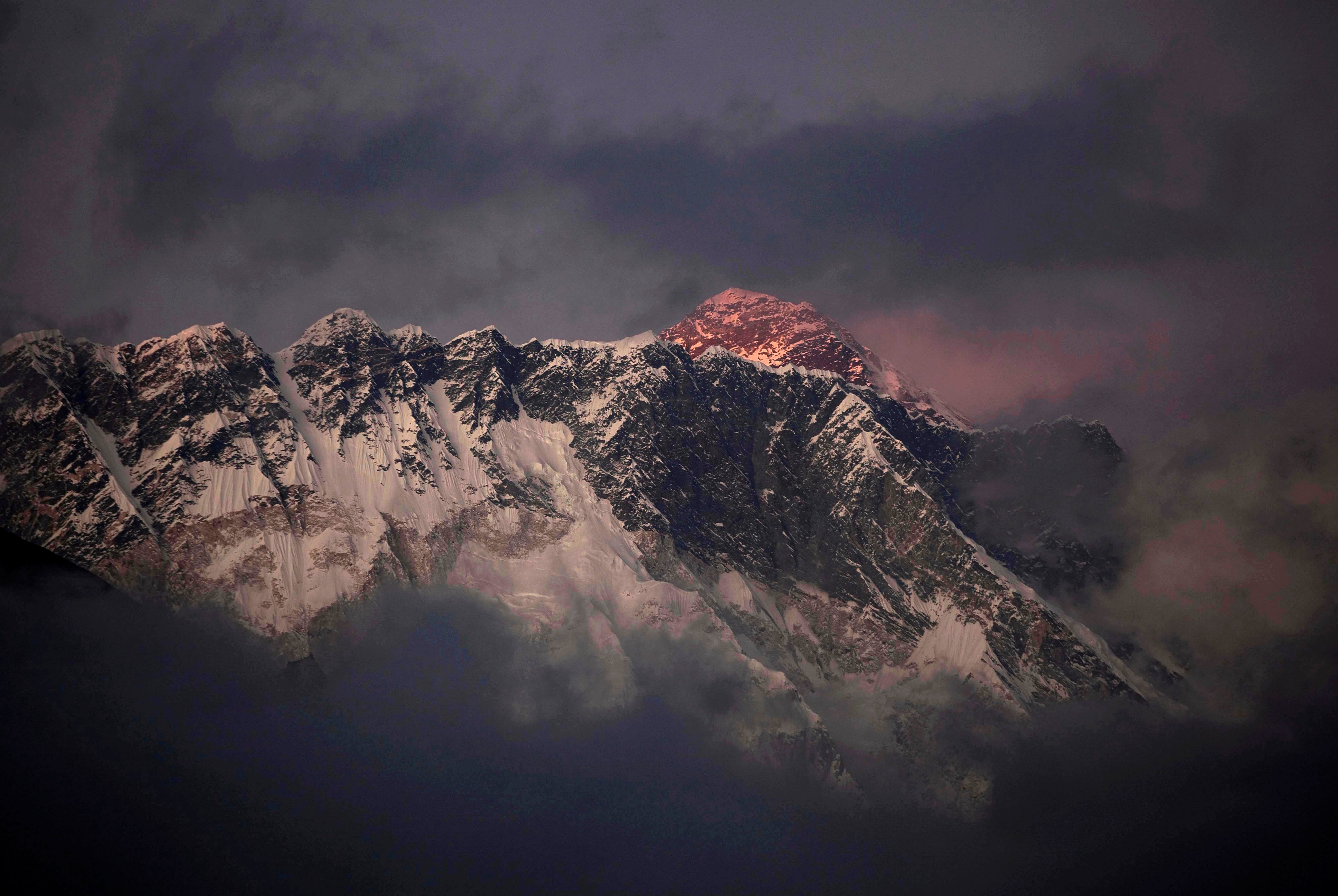 Mount Everest seen in 2011. (Kevin Frayer—AP)