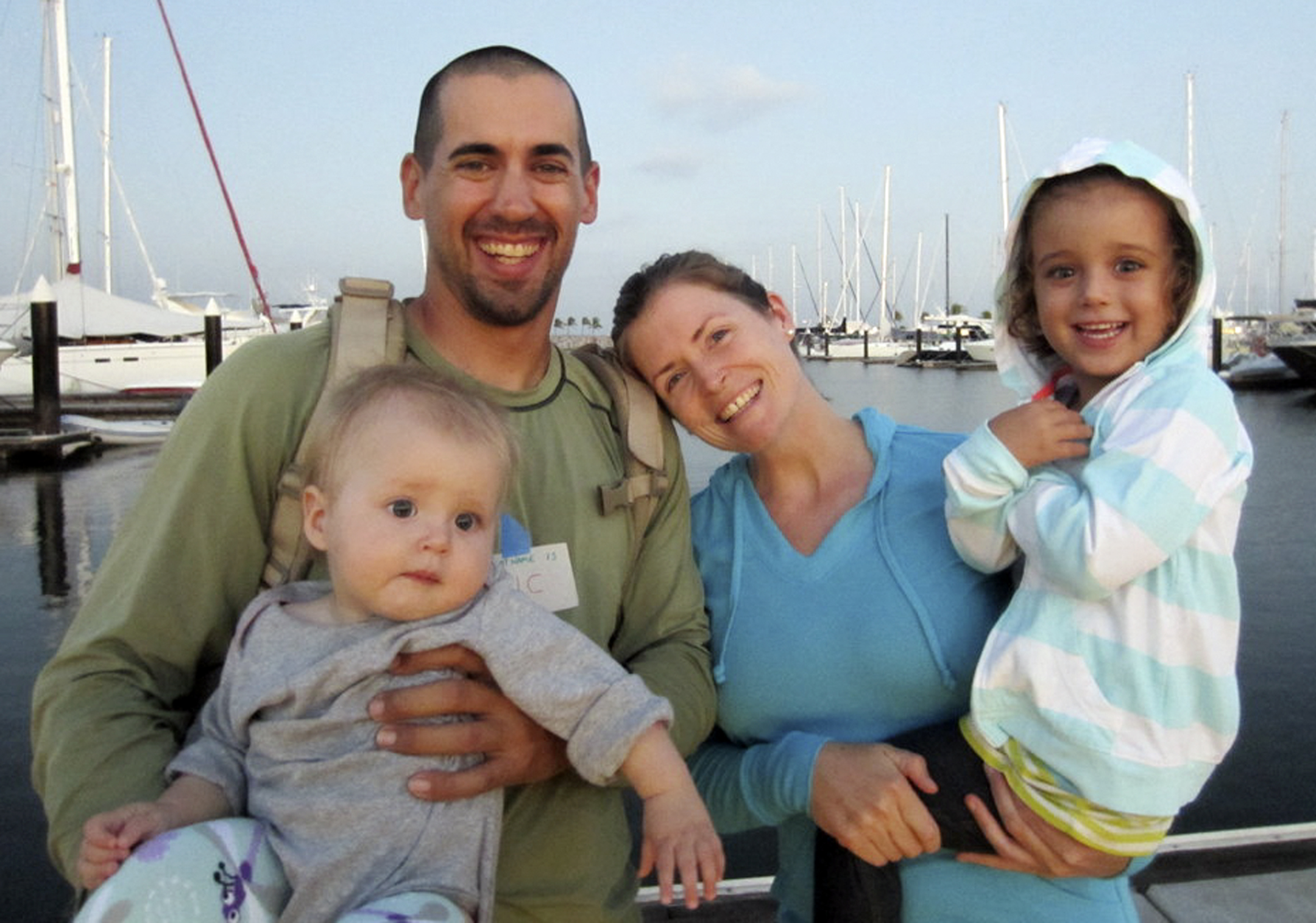 Eric and Charlotte Kaufman with their daughters, Lyra, 1, and Cora, 3.