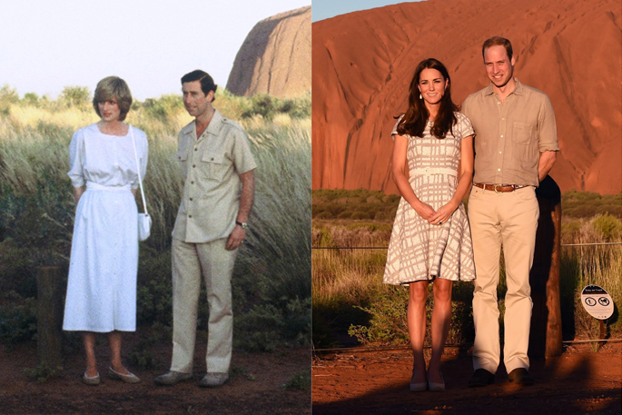 Princess Diana, Prince Charles, Catharine Duchess of Cambridge, Prince William