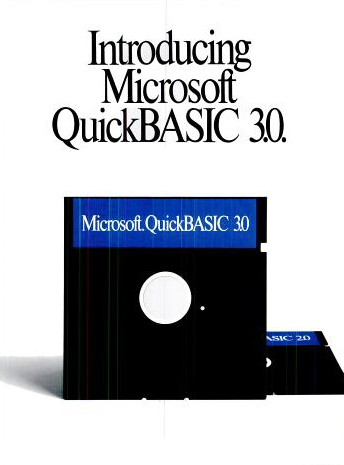 A 1987 ad for Microsoft's QuickBASIC, a compiler version of the language aimed at advanced programmers (Google Books)