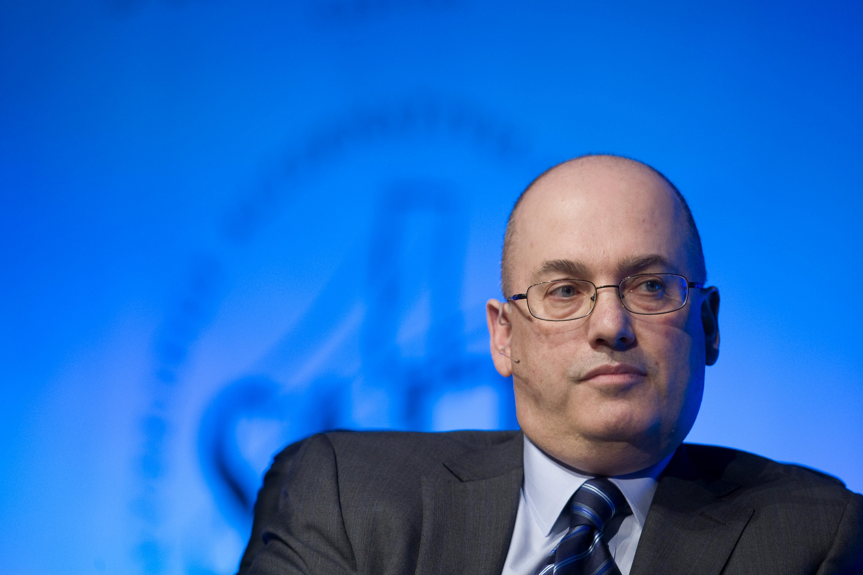 Hedge fund manager Steven A. Cohen, founder and chairman of SAC Capital Advisors, listens to a question during a one-on-one interview session at the SkyBridge Alternatives (SALT) Conference in Las Vegas, Nevada May 11, 2011. (Steve Marcus / REUTERS)
