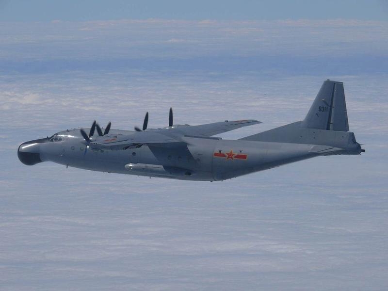 Japan has scrambled against hundreds of Chinese military planes during the last 12 months, including this aircraft that flew through Japanese airspace on October 27, 2013. (© Handout —Reuters)