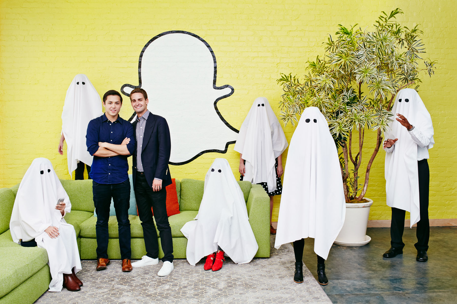 Evan Spiegel and Bobby Murphy Snapchat TIME 100