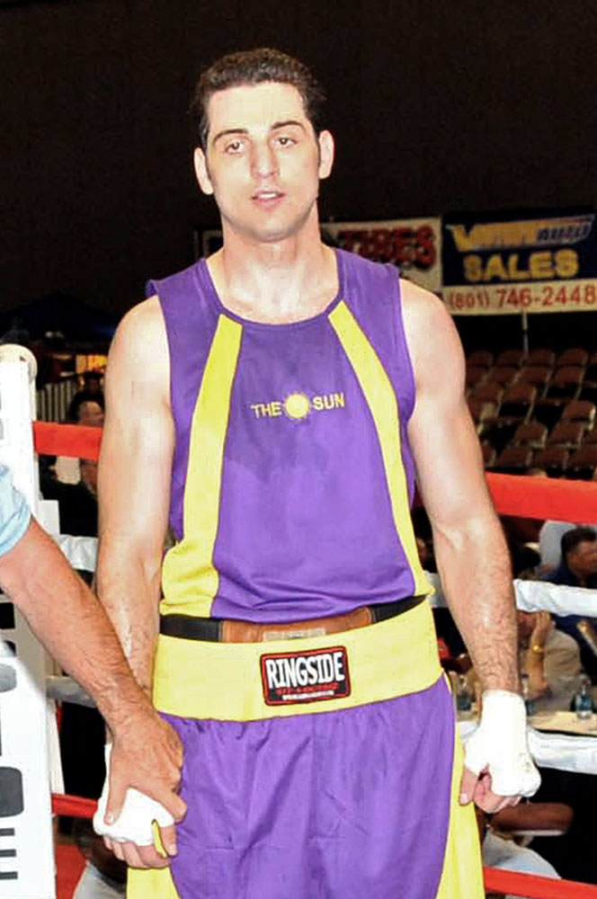 Tamerlan Tsamaev at a boxing event in Salt Lake City, Utah in 2009.