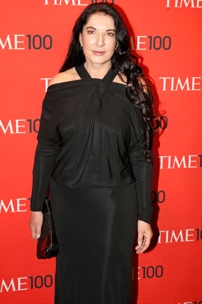 Honoree Marina Abramovic at the Time 100 Gala at Jazz at Lincoln Center in New York on April, 29, 2014.