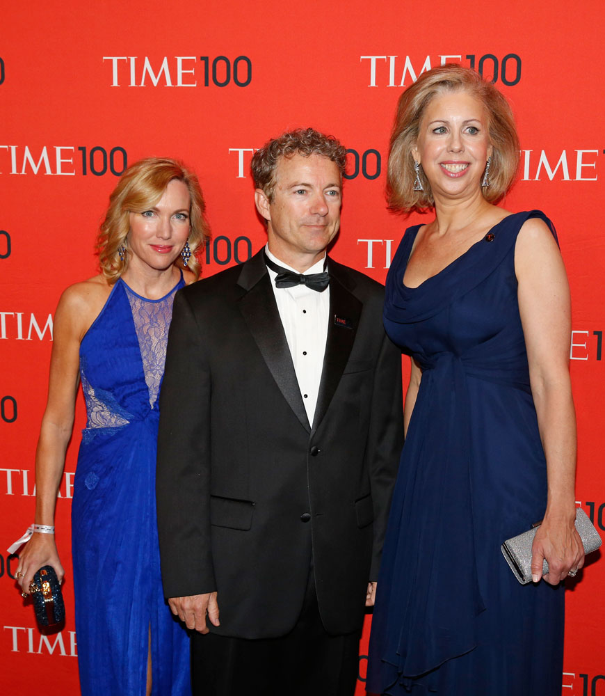 From left: Kelley Ashby, Honoree Rand Paul and TIME Managing Editor Nancy Gibbs attend the TIME 100 Gala at Jazz at Lincoln Center on April 29, 2014 in New York City