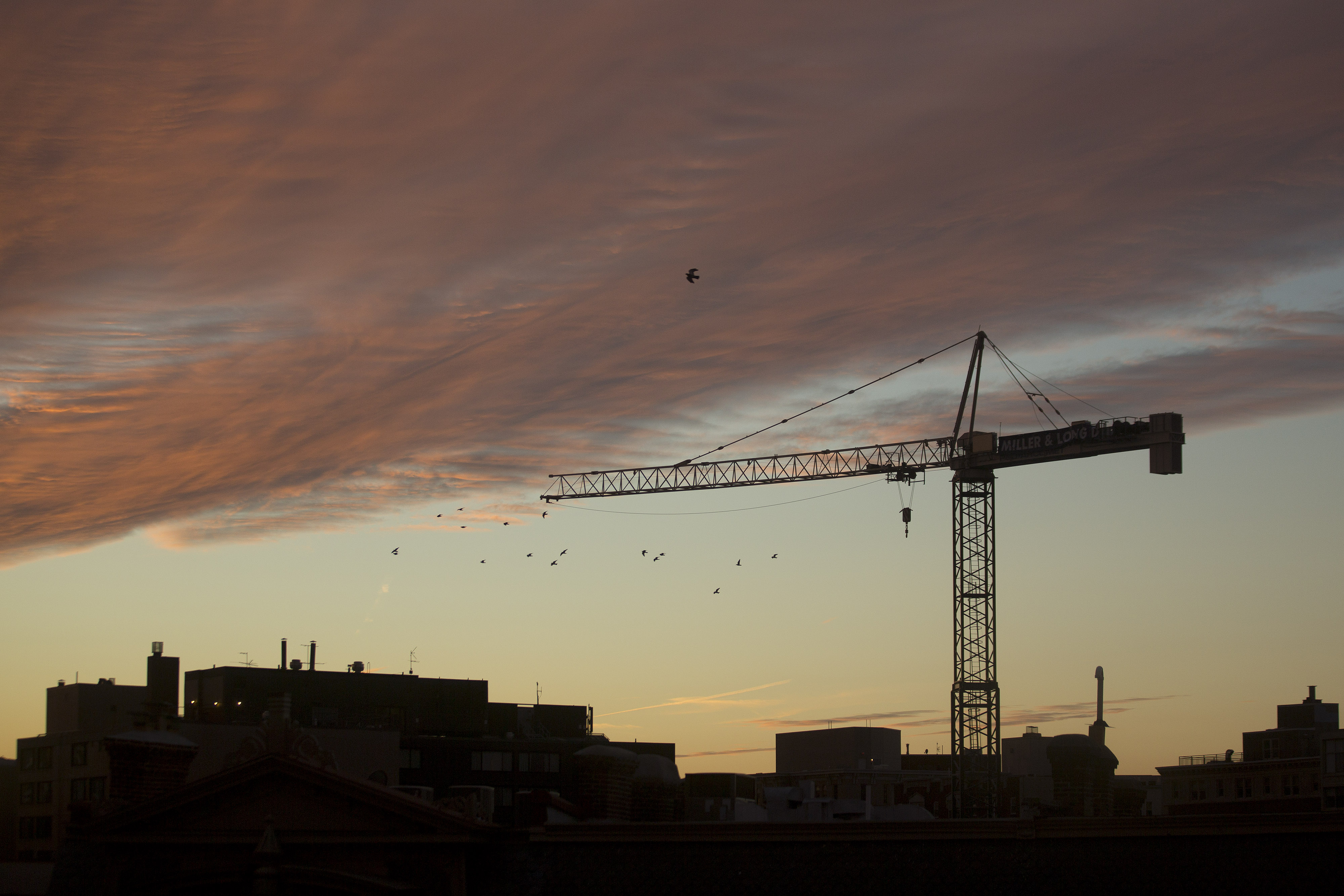 Apartment and retail construction site seen in Washington, D.C., Nov. 2013. (Bloomberg/Getty Images)