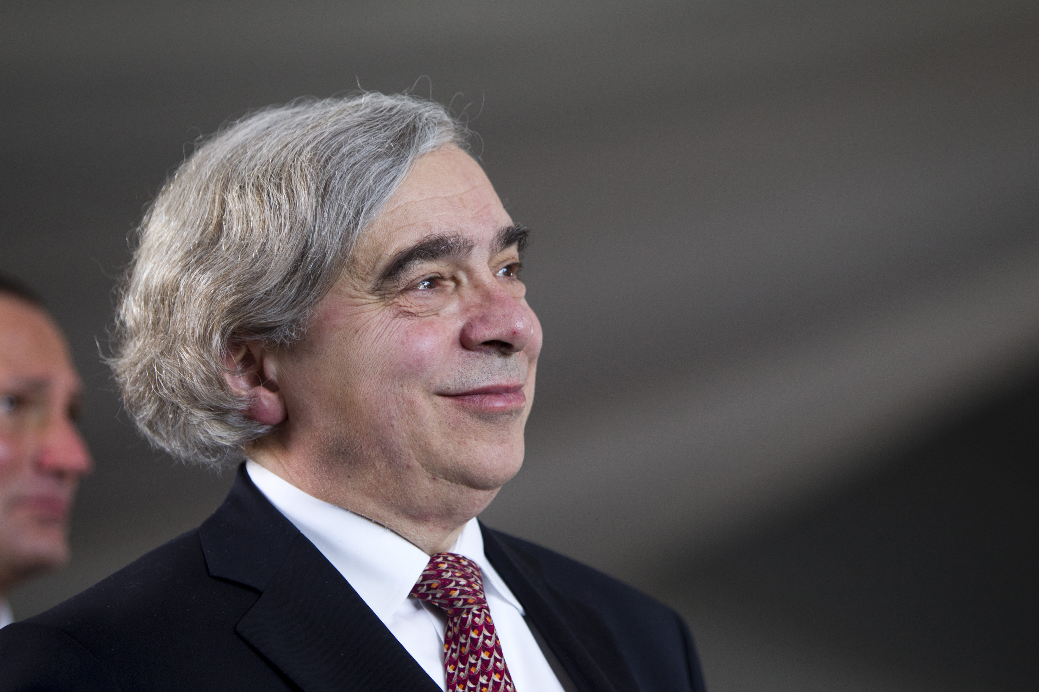 U.S. Secretary of Energy Ernest Moniz attends the grand opening of the Ivanpah Solar Electric Generating System in the Mojave Desert near the California-Nevada border Feb. 13, 2014. (Steve Marcus—Reuters)