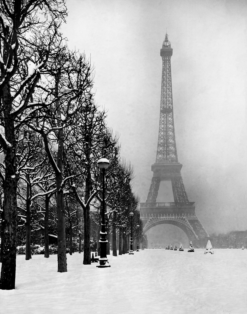 Eiffel Tower, winter 1948