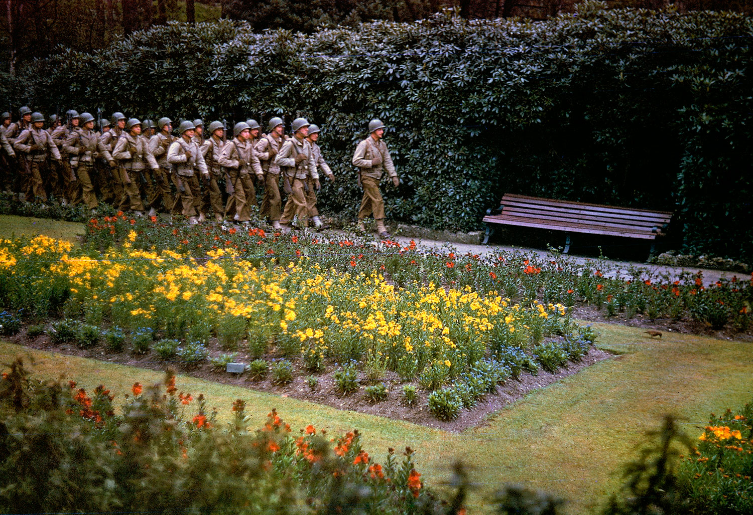 American troops in England before D-Day