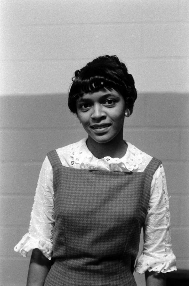 Betty Jean Reed, the only black student at Granby High School in Norfolk, Va., 1959