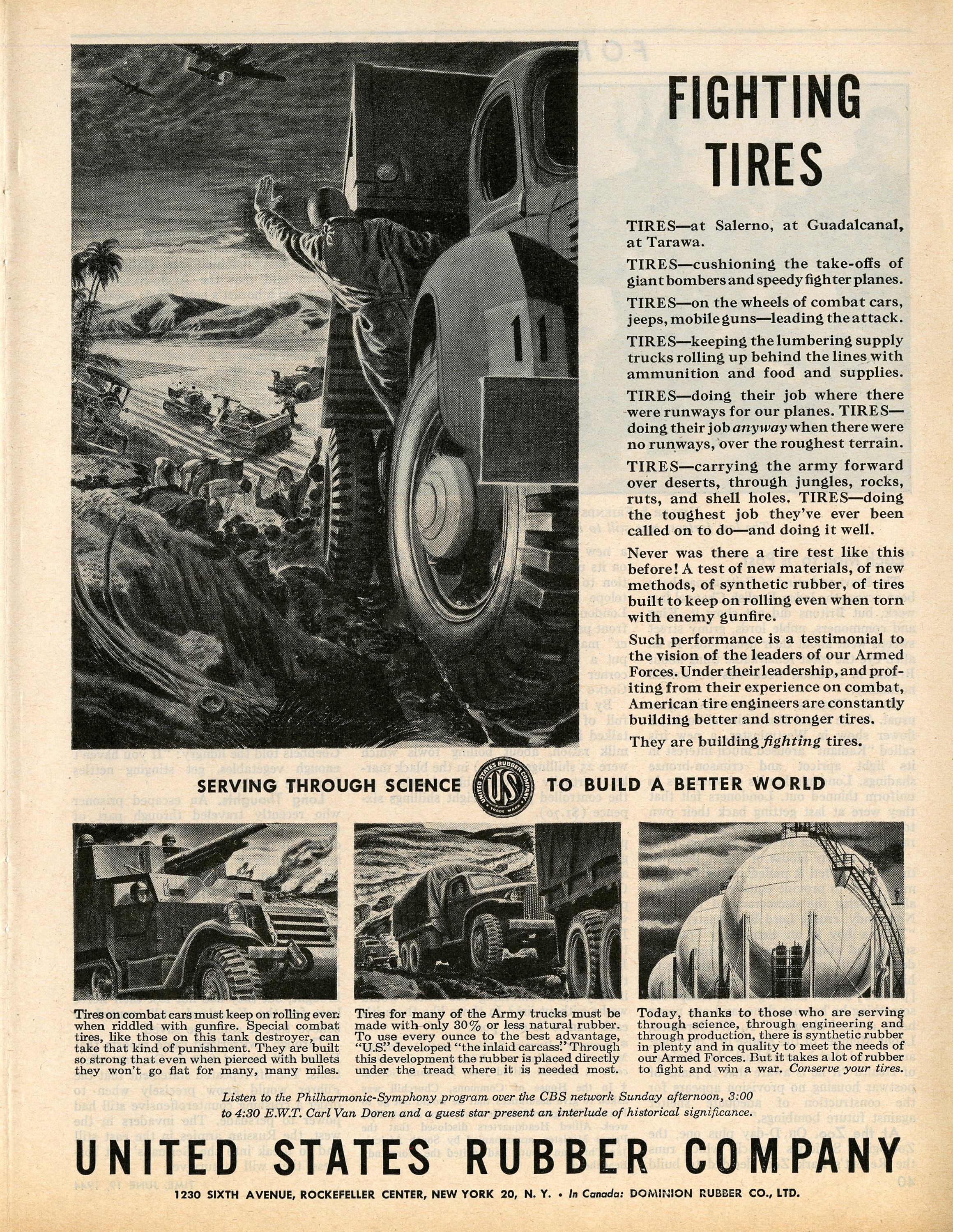 War Time Ads, TIME June 1944