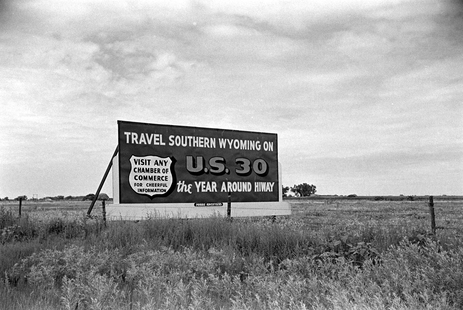 Route 30, Wyoming, USA, 1948.