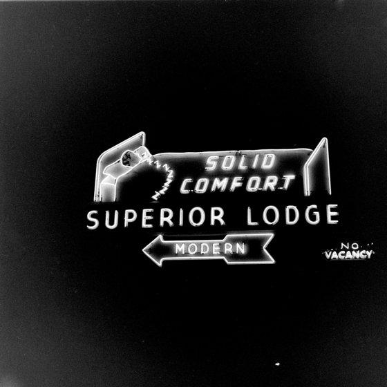 Motor lodge along Route 30, USA, 1948.