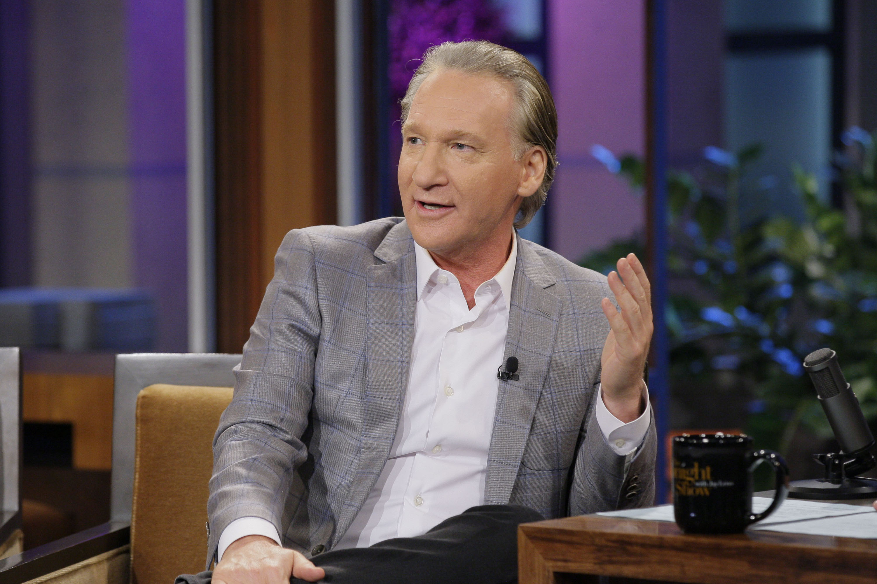Comedian Bill Maher during an interview with Jay Leno on September 3, 2013. (NBC&mdash;NBCU Photo Bank via Getty Images)
