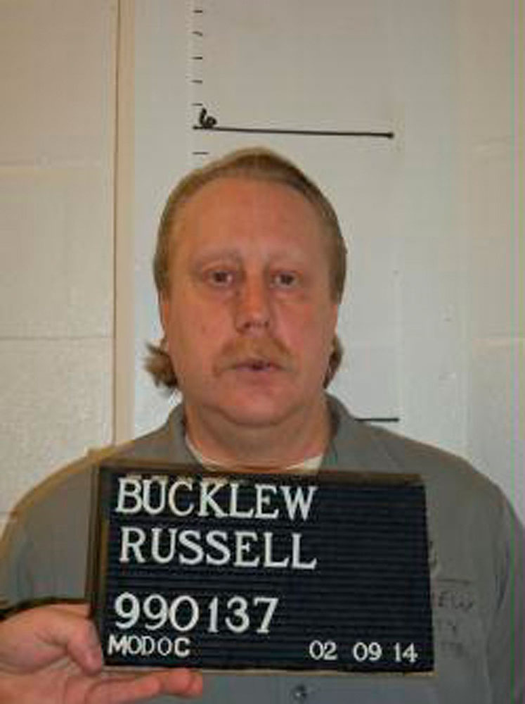 Death row inmate Russell Bucklew is shown in Missouri Department of Corrections photo