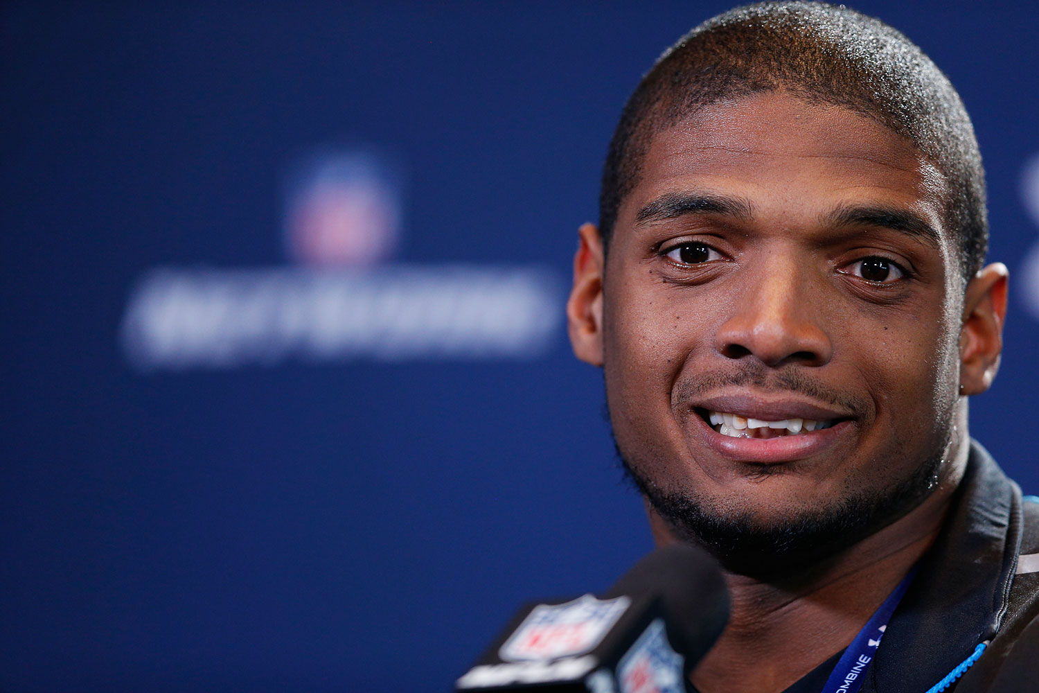 Michael Sam has been drafted by The St. Louis Rams to become the first openly gay player in the NFL. (Joe Robbins—Getty Images)