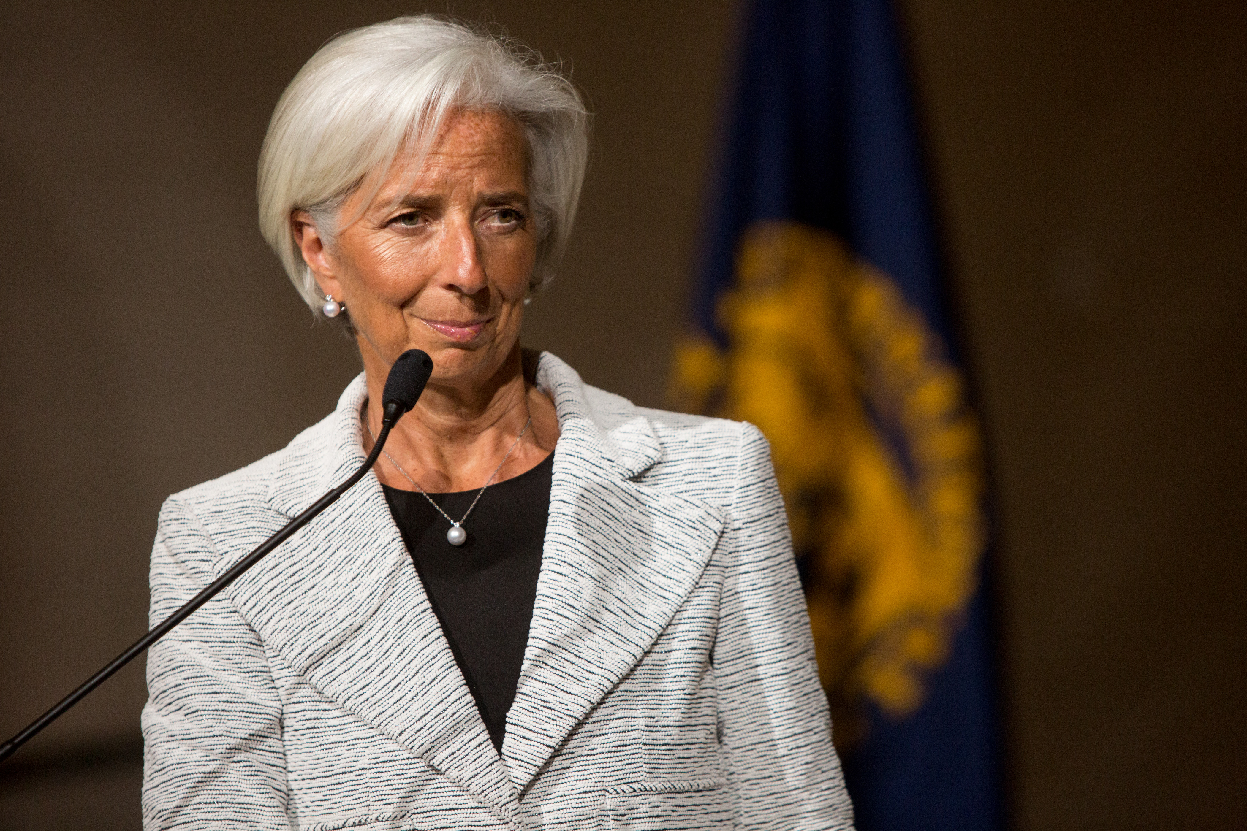 IMF Director Lagarde Speaks On Aid Package For Ukraine