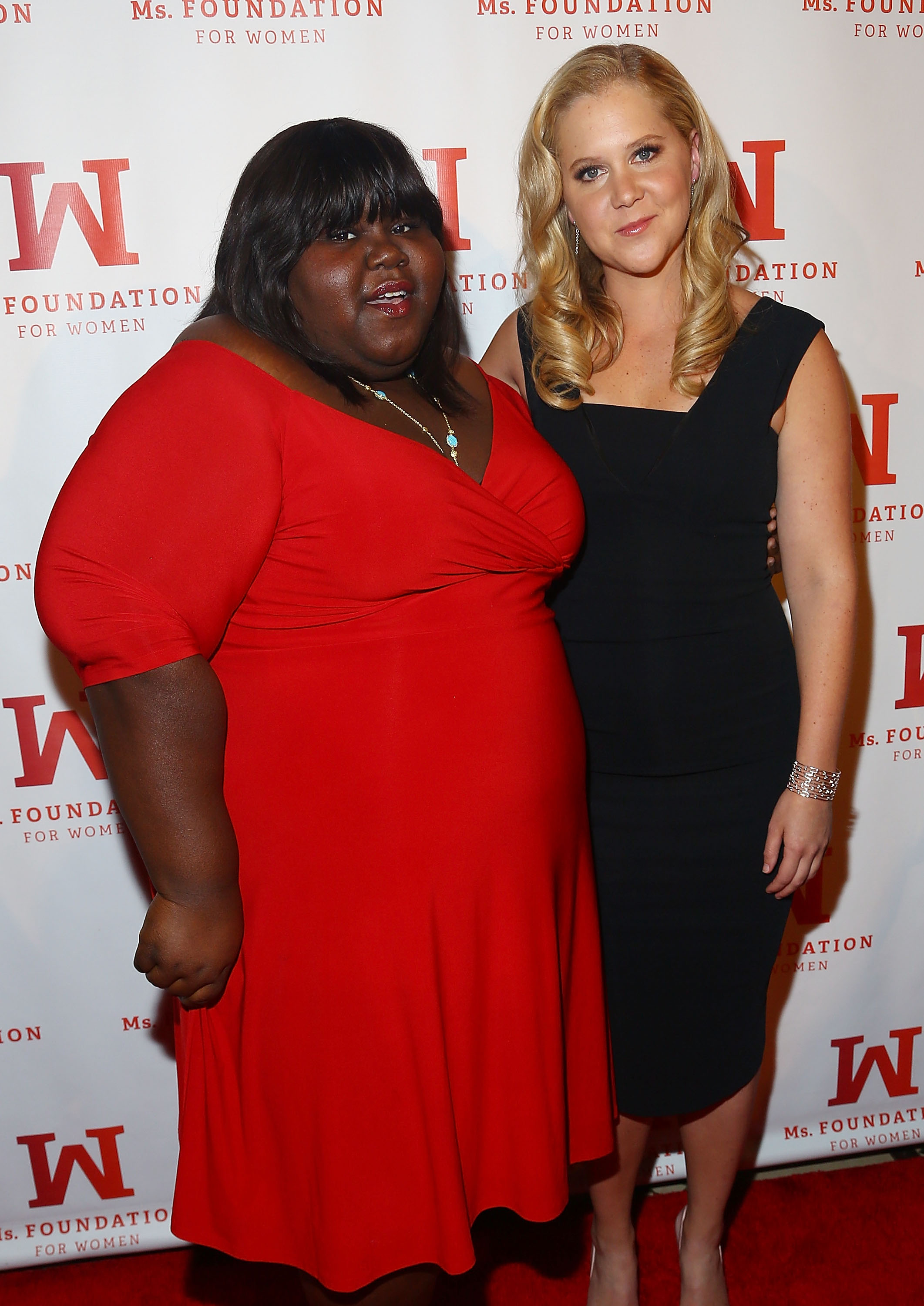 Gabourey Sidibe and Amy Schumer attend the Ms. Foundation Women Of Vision Gala 2014 on May 1, 2014 in New York City. (Astrid Stawiarz—Getty Images)