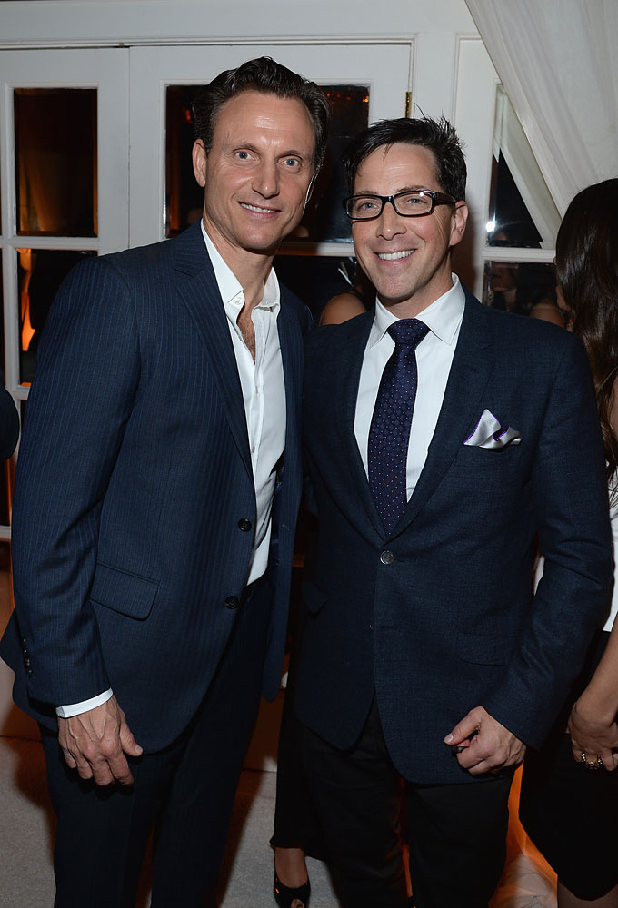 Tony Goldwyn and Dan Bucatinsky at the TIME/People WHCD cocktail party at St Regis Hotel - Astor Terrace on May 2, 2014 in Washington, DC.