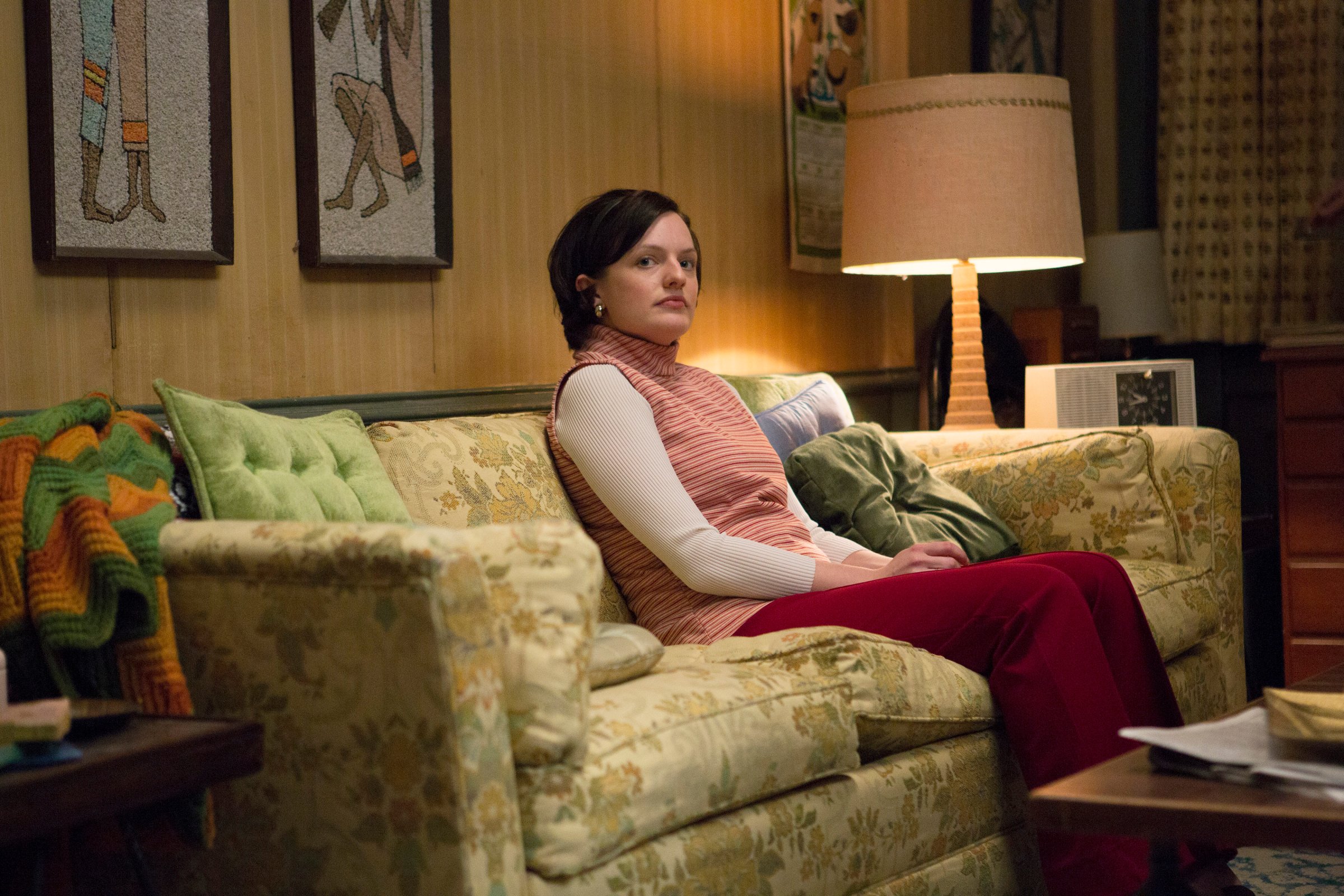 Elisabeth Moss as Peggy Olson in 'Mad Men', Season 7, Episode 5,