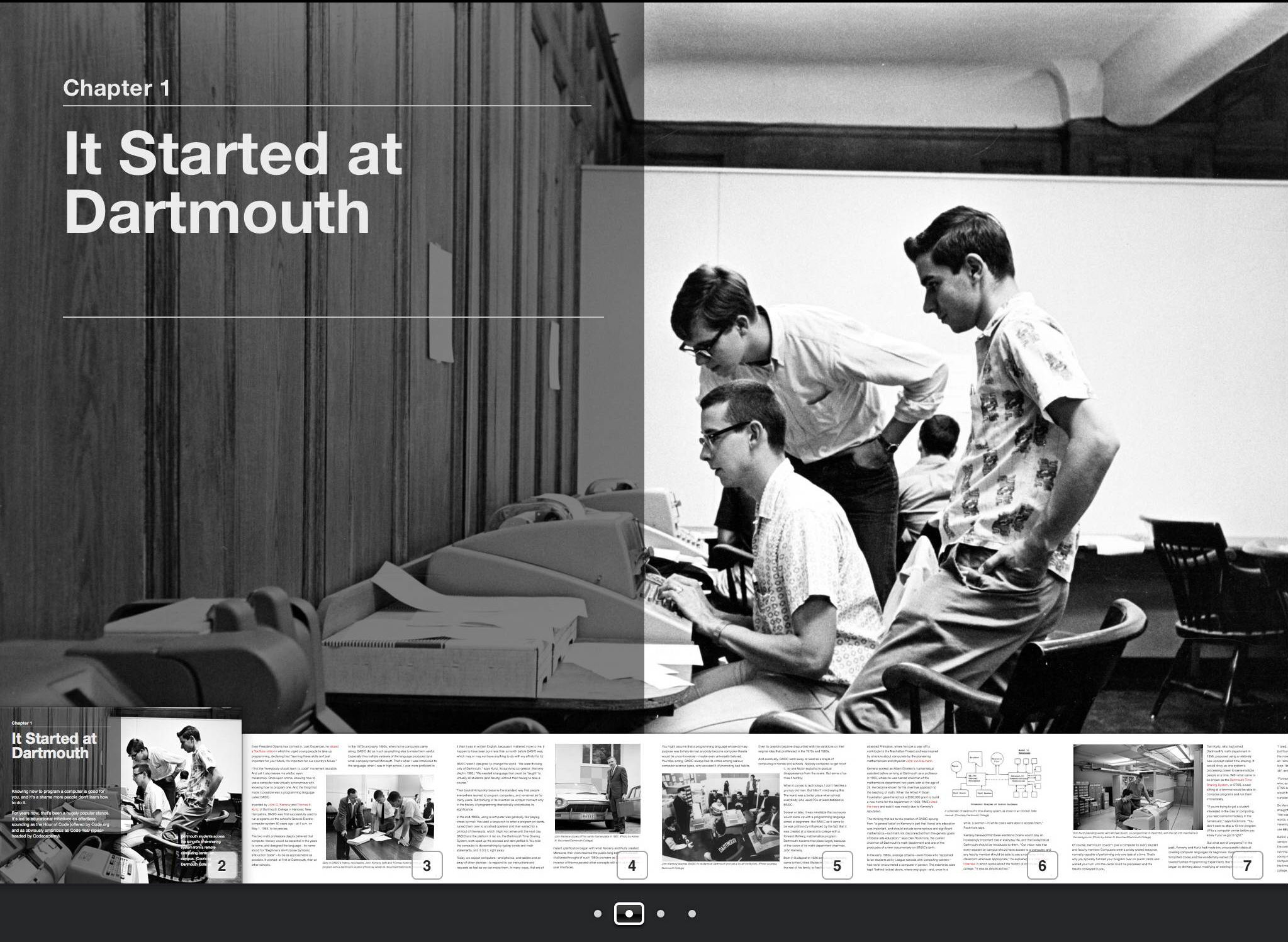 A spread from the book I created with iBooks Author (Harry McCracken / TIME)