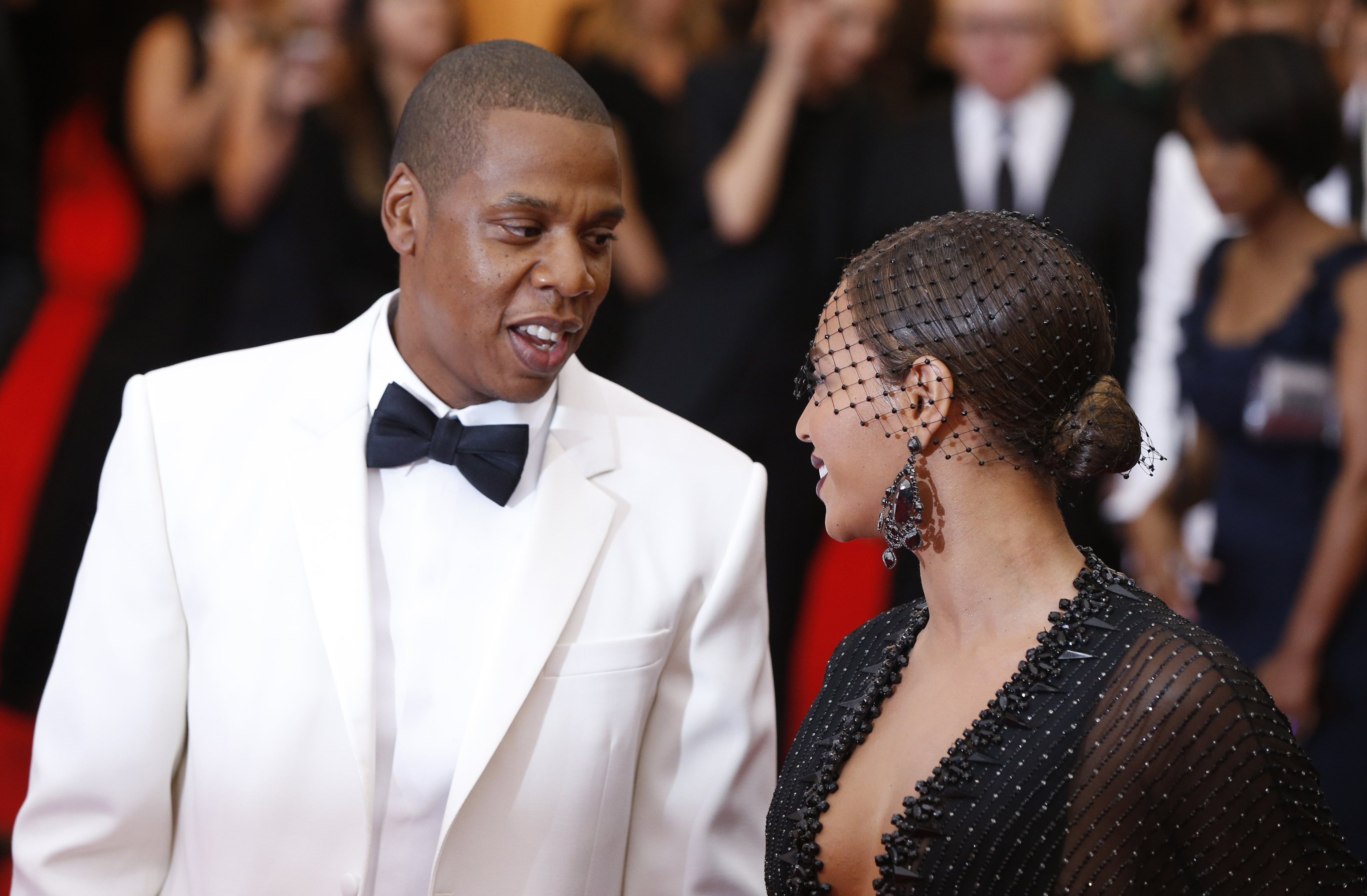 Jay Z and Beyonce Knowles arrive at the Metropolitan Museum of Art Costume Institute Gala Benefit celebrating the opening of "Charles James: Beyond Fashion" in New York