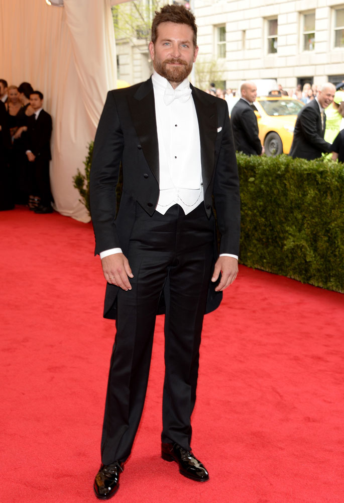 Bradley Cooper attends The Metropolitan Museum of Art's Costume Institute benefit gala celebrating "Charles James: Beyond Fashion" on May 5, 2014, in New York City.