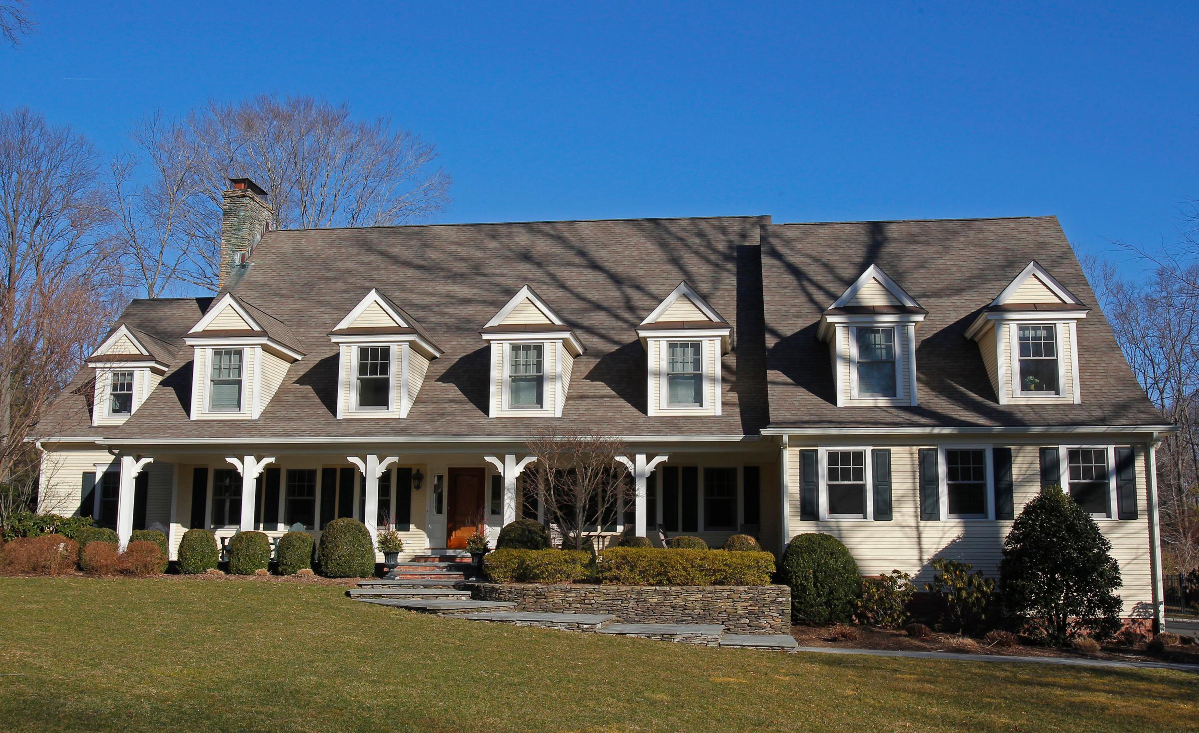 The home of Morgan Stanley investment banker, William Bryan Jennings, is seen at 39 Knollwood Lane in Darien