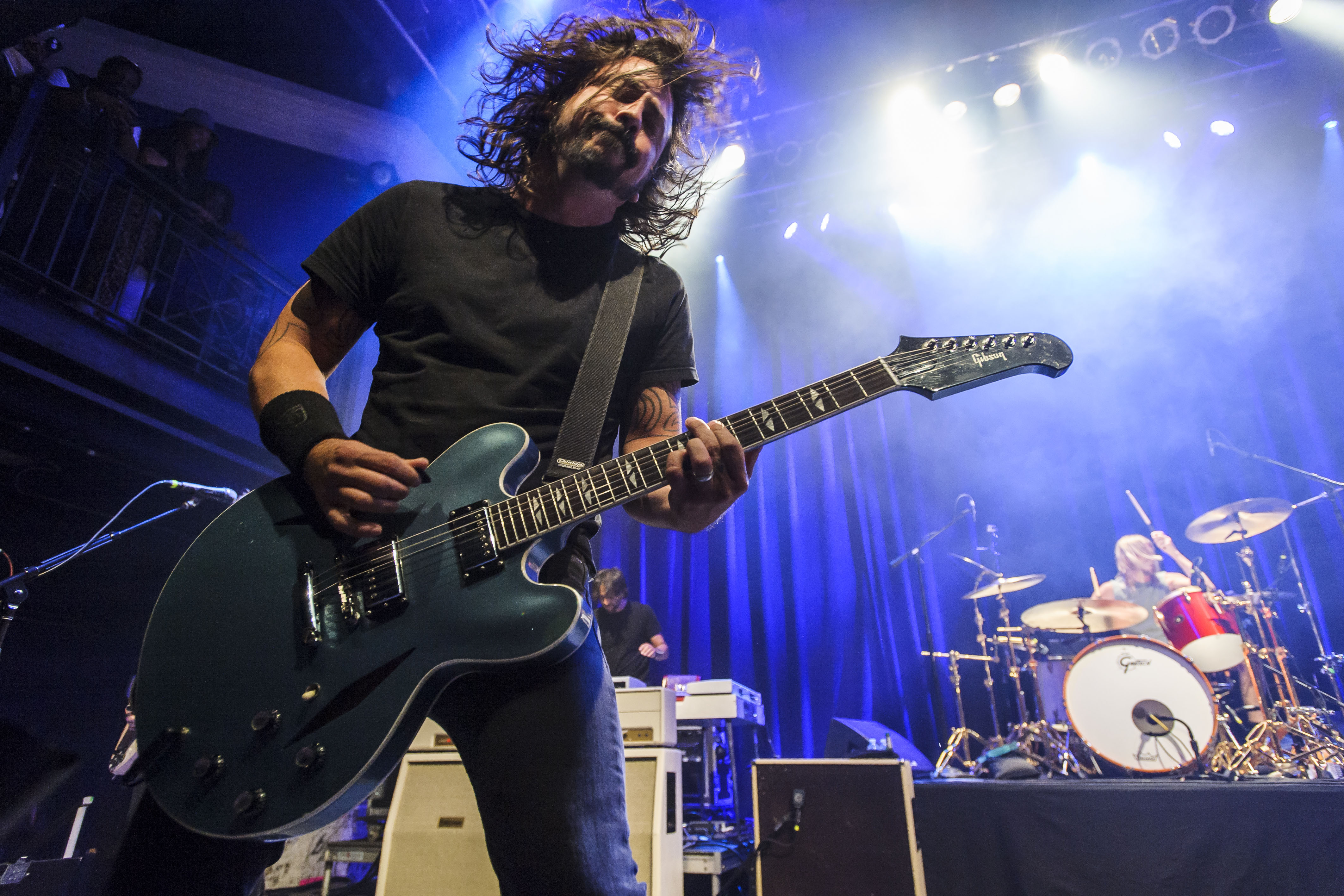 Dave Grohl of the Foo Fighters performs at the 9:30 Club in Washington on May 5, 2014. (Kyle Gustafson—The Washington Post/Getty Images)