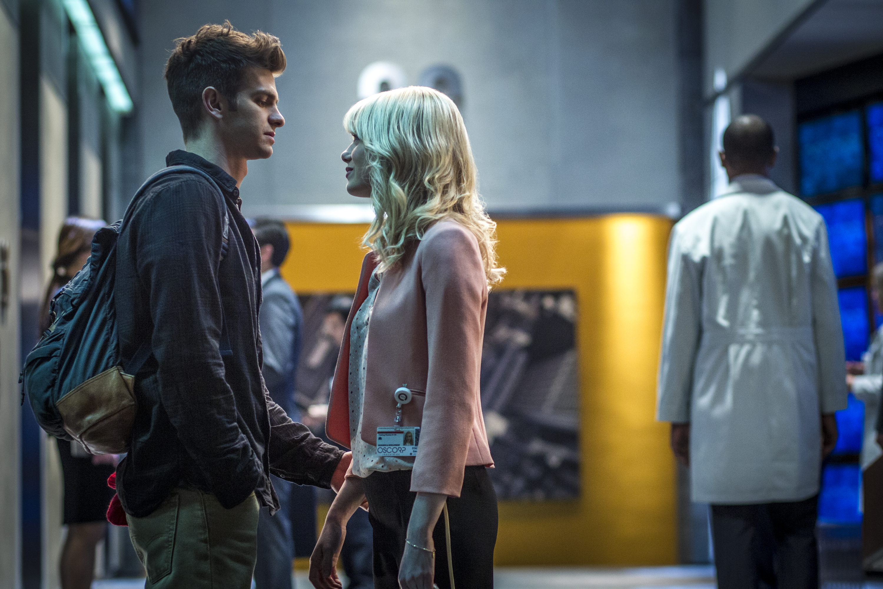 Andrew Garfield and Emma Stone star in Columbia Pictures' 'The Amazing Spider-Man 2'.
