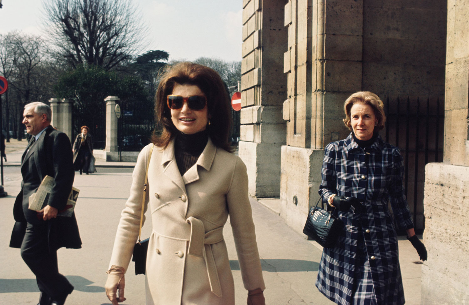 Jackie Kennedy visits Paris c. the late-1960s.