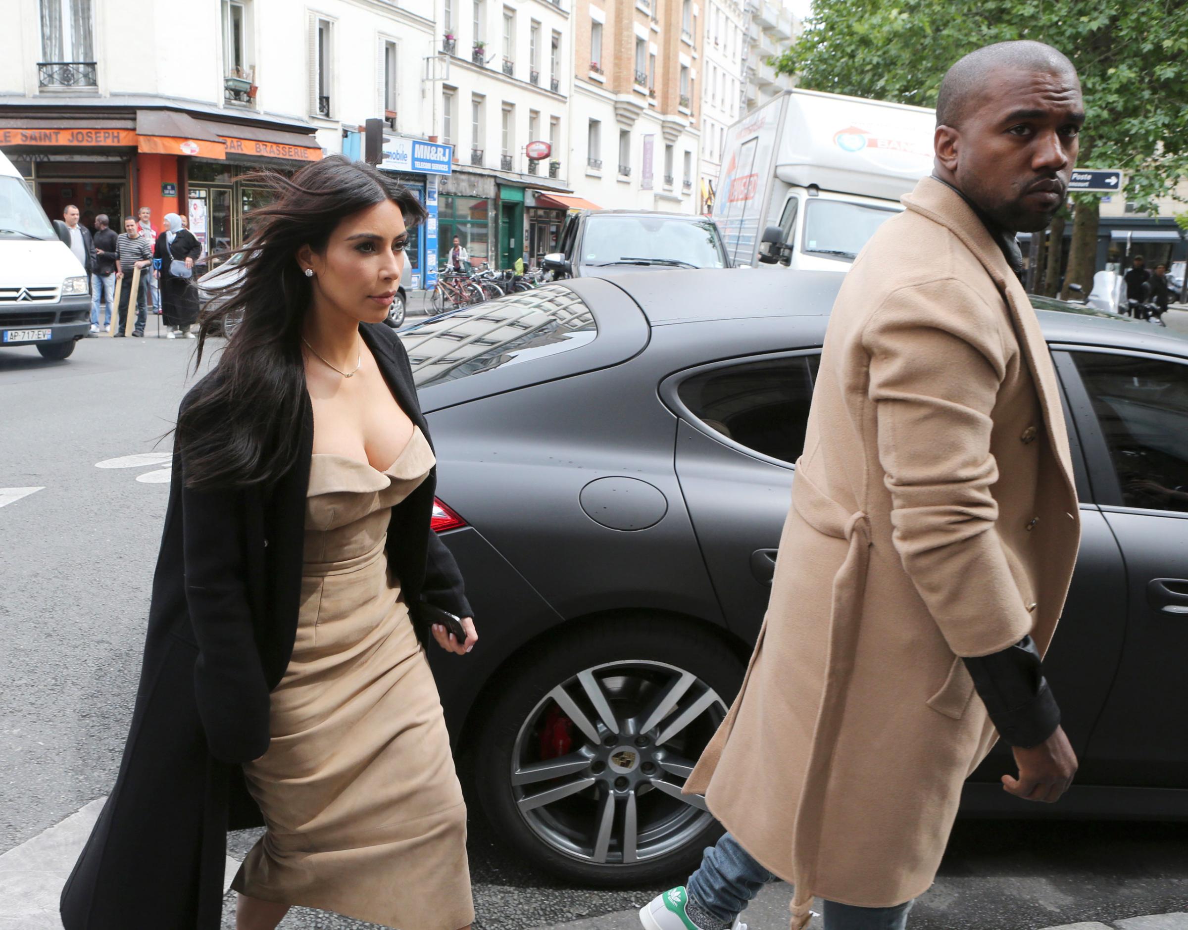 Kim Kardashian Kanye West Paris Wedding
