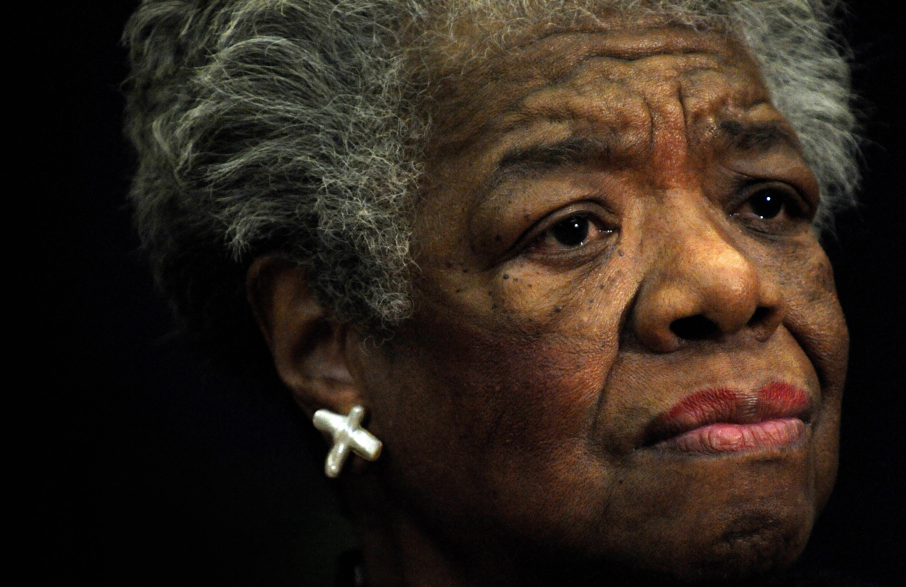 Maya Angelou in 2008. (Tim Sloan—AFP/Getty Images)