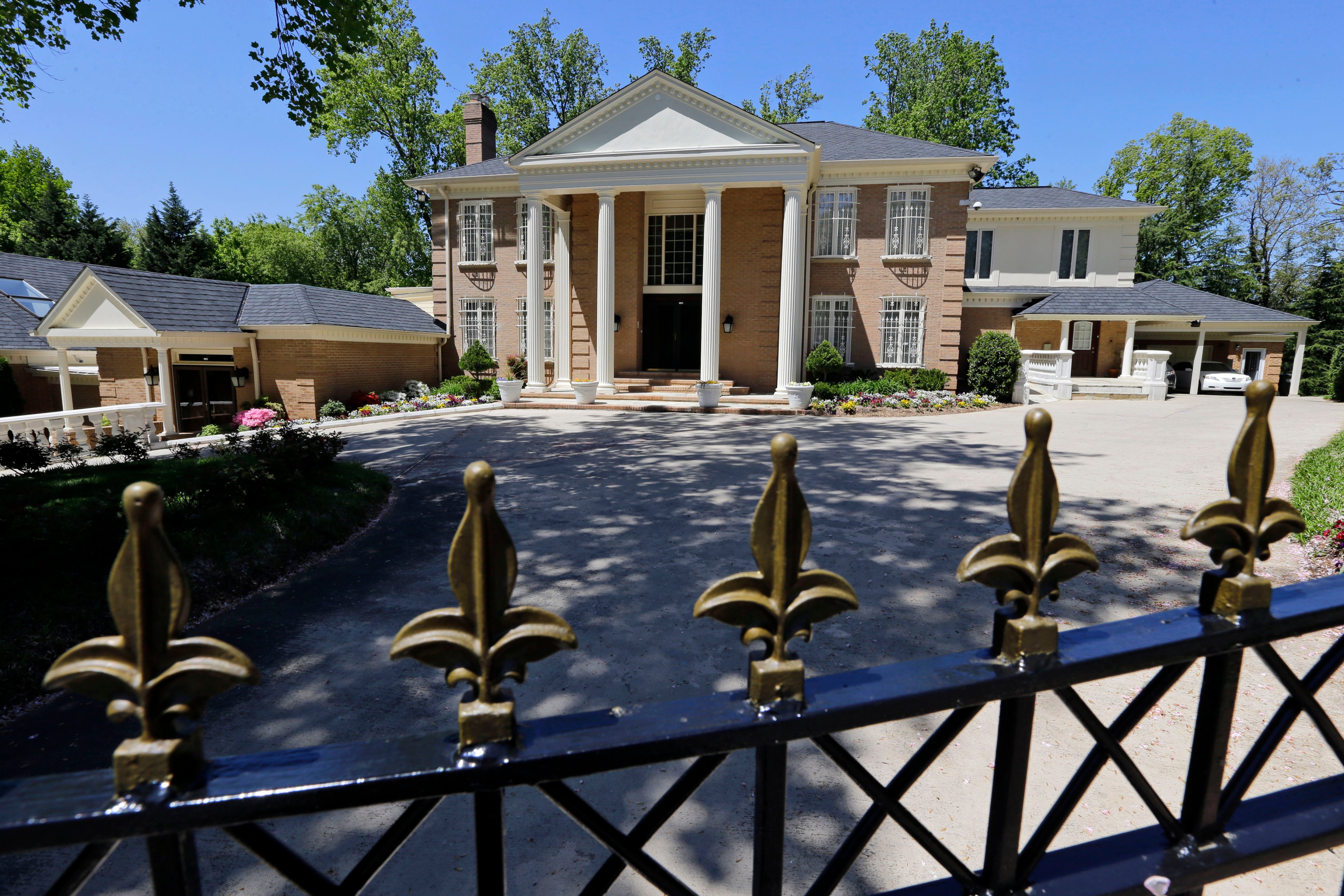 This house owned by the government of Saudi Arabia, was investigated by the U.S. Immigration and Customs (ICE) officials on a report of human trafficking in McLean, Va., Thursday, May 2, 2013, (Alex Brandon—AP)
