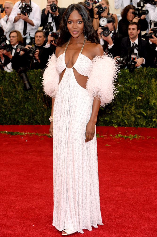 Naomi Campbell attends The Metropolitan Museum of Art's Costume Institute benefit gala celebrating "Charles James: Beyond Fashion" on May 5, 2014, in New York City.