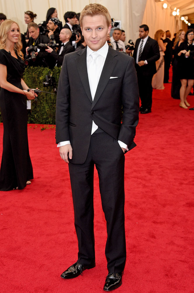 Ronan Farrow attends The Metropolitan Museum of Art's Costume Institute benefit gala celebrating "Charles James: Beyond Fashion" on May 5, 2014, in New York City.