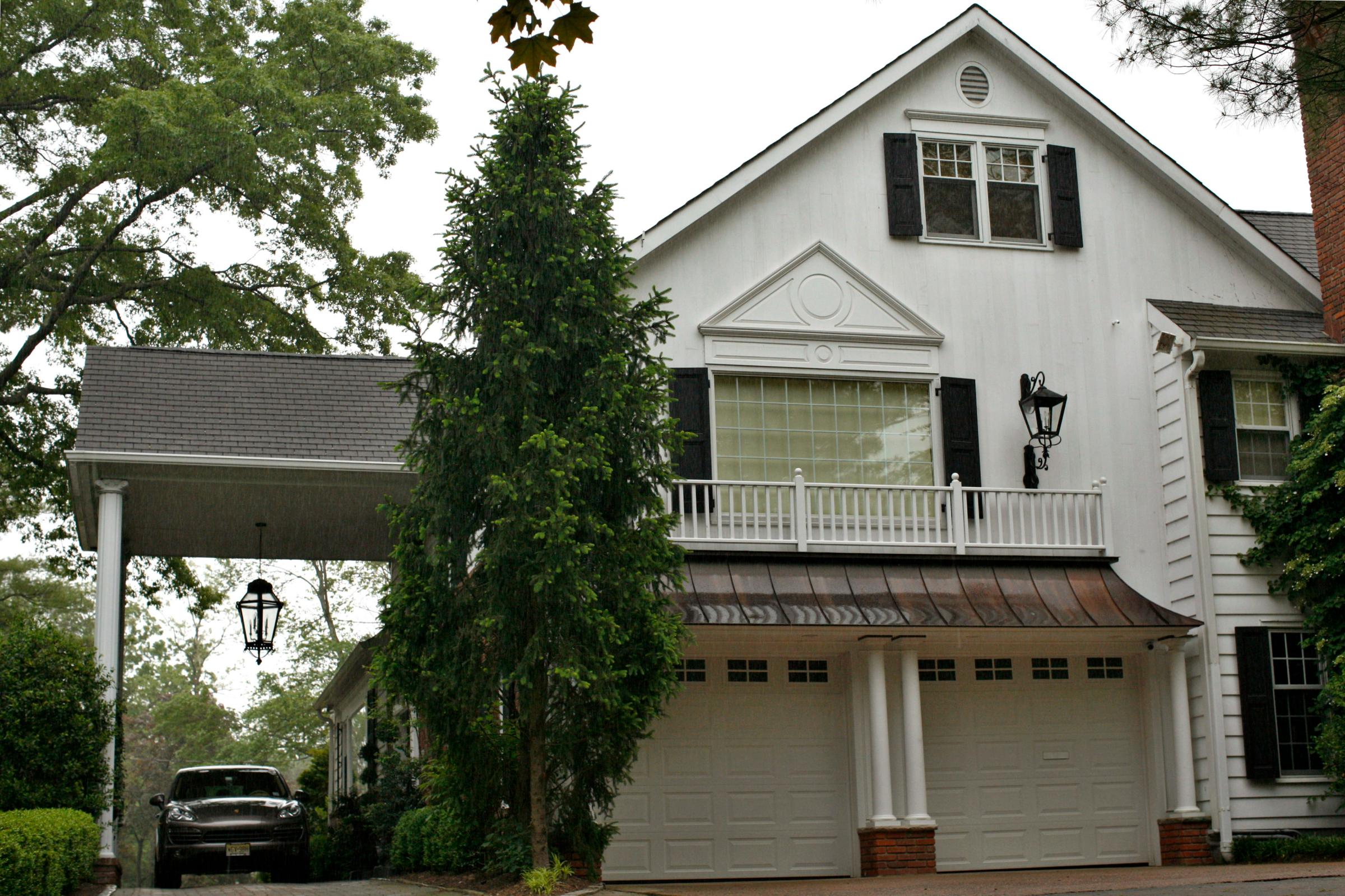 A view of the home of former JP Morgan chief investment officer Ina Drew in Short Hills, New Jersey