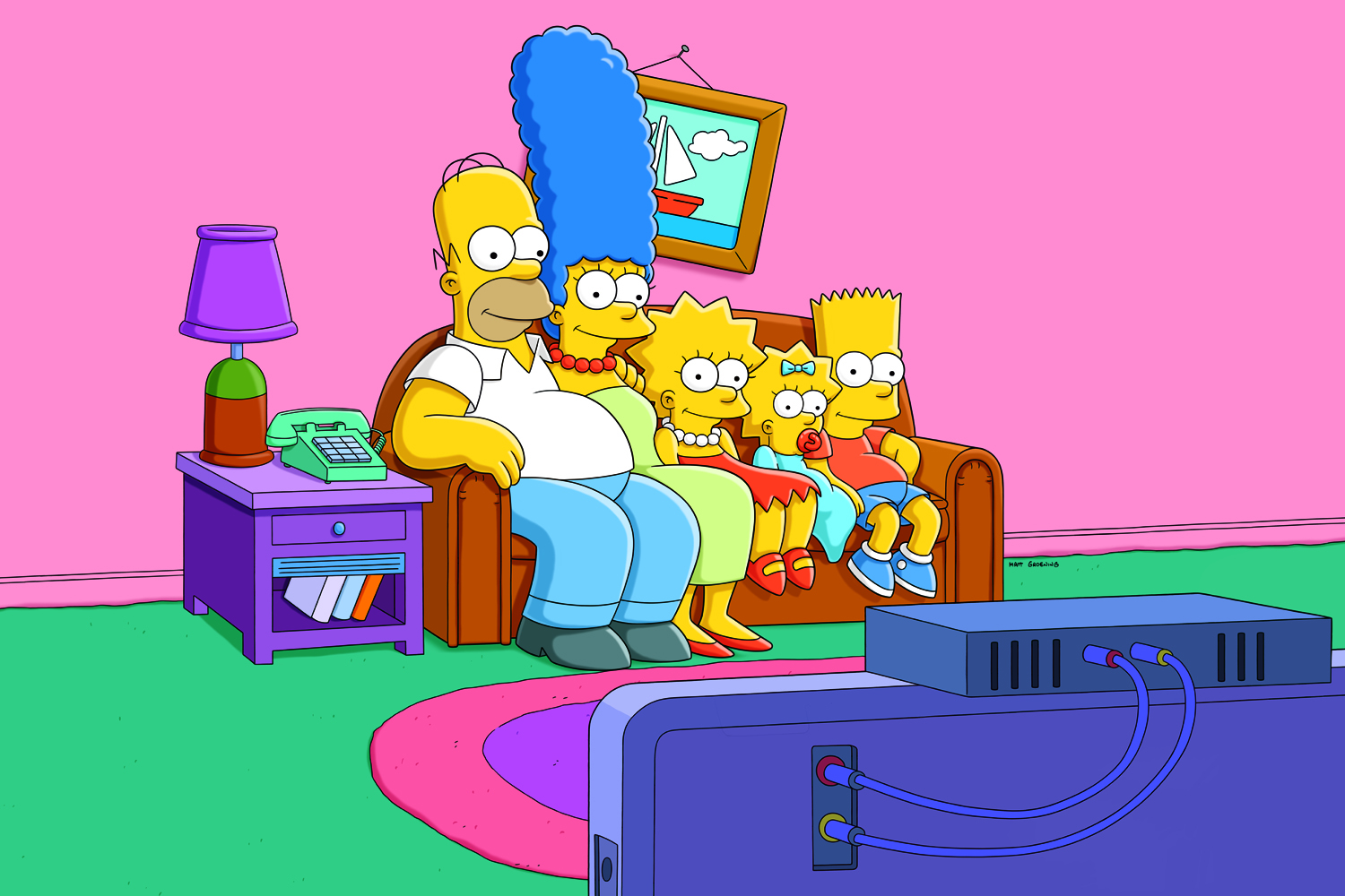 THE SIMPSONS: The Simpson Family.  THE SIMPSONS ™ and © 2013 TCFFC ALL RIGHTS RESERVED.