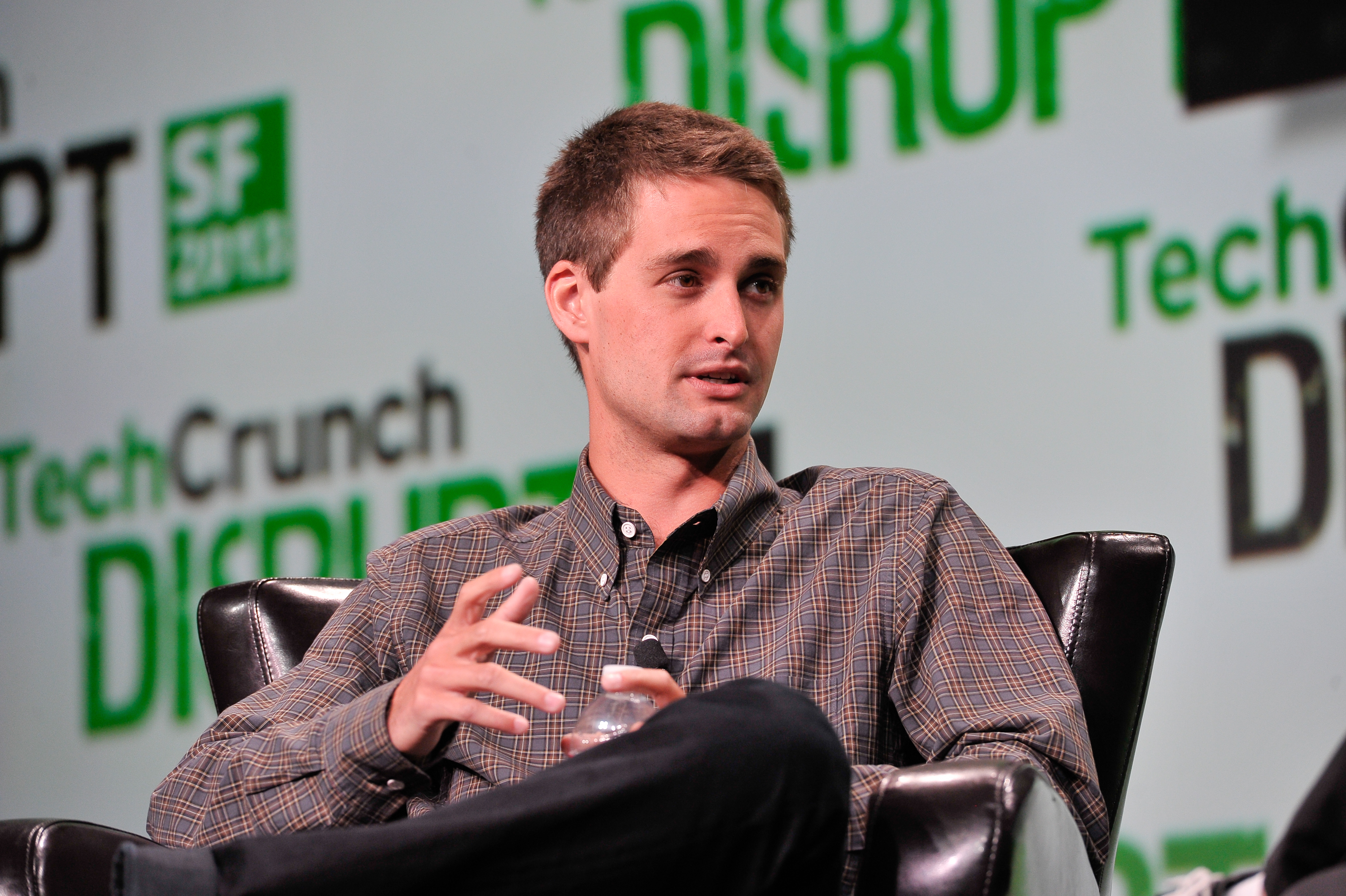 Evan Spiegel of Snapchat attends TechCruch Disrupt SF 2013 at San Francisco Design Center on Sept. 9, 2013 in San Francisco. (Steve Jenning—Getty Images)
