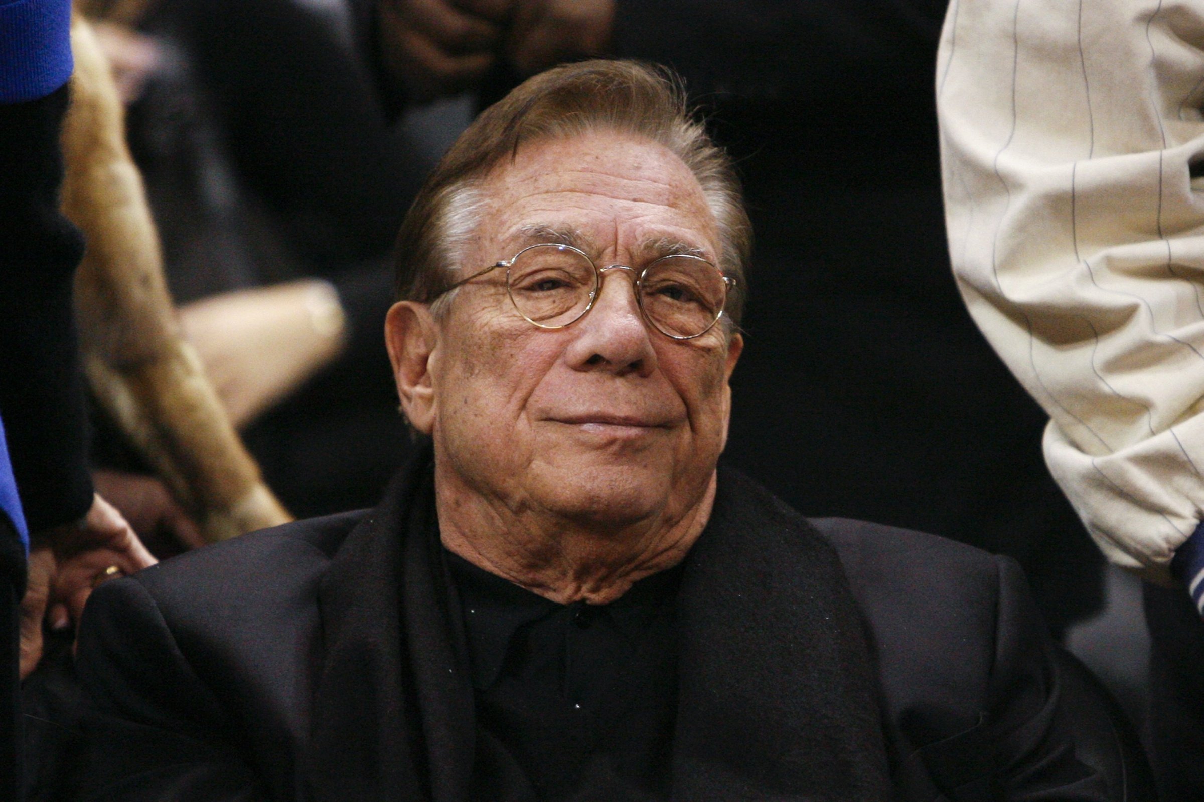 Los Angeles Clippers owner Donald Sterling attends the NBA basketball game between the Toronto Raptors and the Los Angeles Clippers at the Staples Center in Los Angeles, on Dec. 22, 2008.