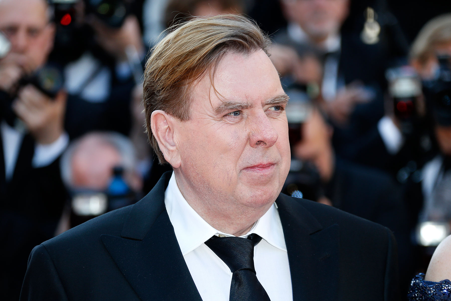 British actor Timothy Spall arrives for the screening of <i>Mr Turner</i> during the 67th annual Cannes Film Festival, in Cannes, France, 15 May 2014 (Julien Warnand)
