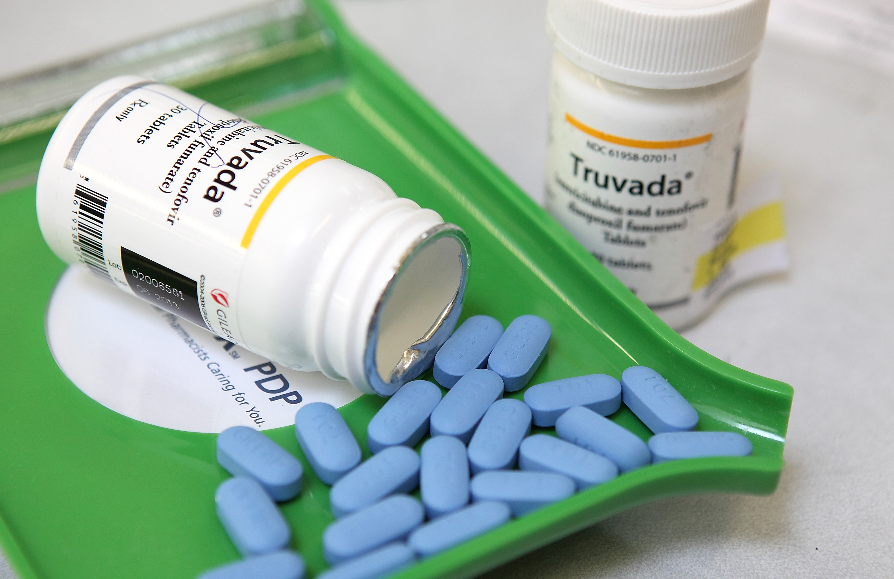 Bottles of antiretroviral drug Truvada are shown at Jack's Pharmacy in San Anselmo, Calif. on Nov. 23, 2010. (Justin Sullivan—Getty Images)
