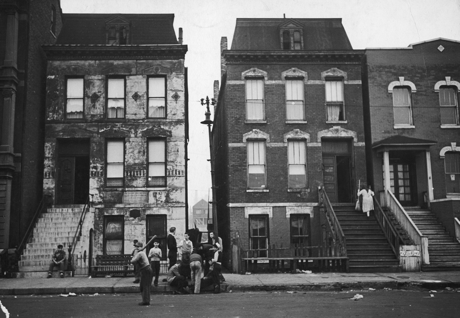 Tenement, West Side of Chicago, 1944.